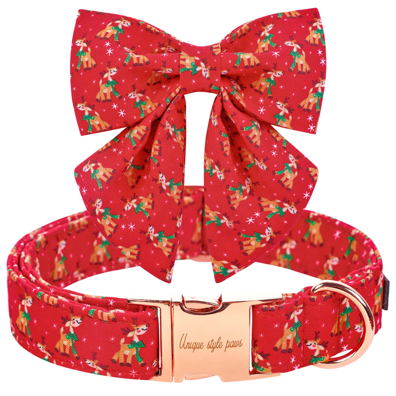 Red Elk Pure Cotton Collar with Sailor Bow