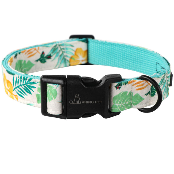 Summer Dog Collar-Lightweight Dog Collar for Small Dogs, Adjustable Comfortable Cotton Dog Collars for Small Medium Large Dogs