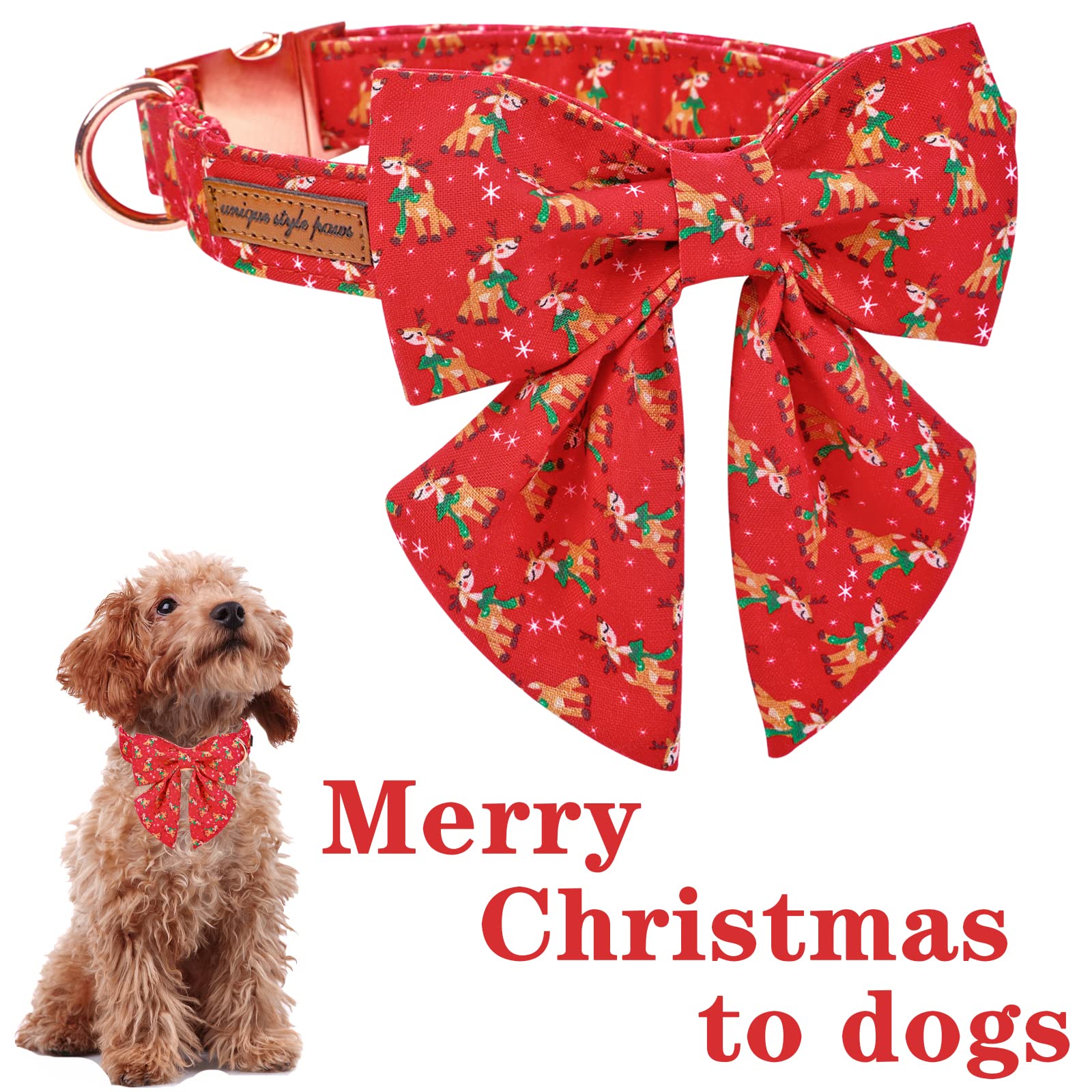 Red Elk Pure Cotton Collar with Sailor Bow