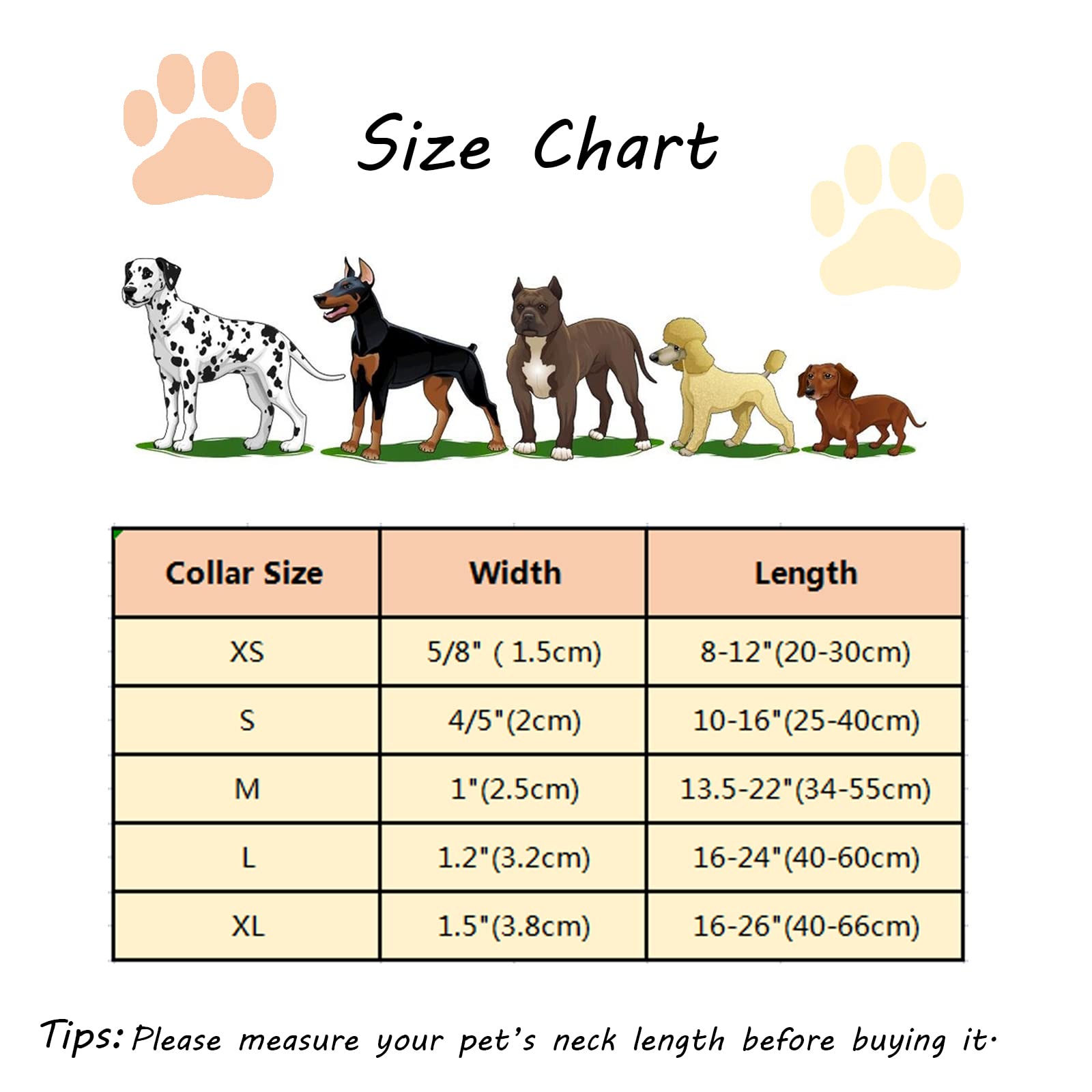 Valentine's Day Dog Collar, Heart Dog Collar for Small Medium Large Girl Boy Dogs or Cats, Wedding Dog Collar Match Dog Leash, Pet Collar with Metal Buckle