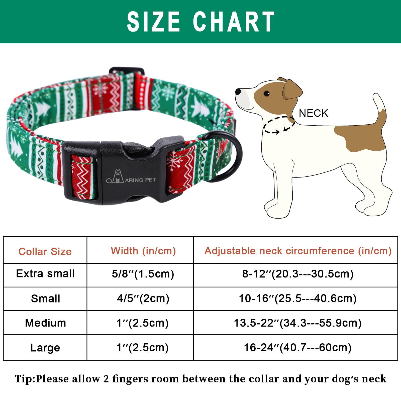 Christmas Dog Collar-Cute Cotton Lightweight Dog Collars, Adjustable Christmas Pet Collars Puppy Collar with Quick Release Buckle