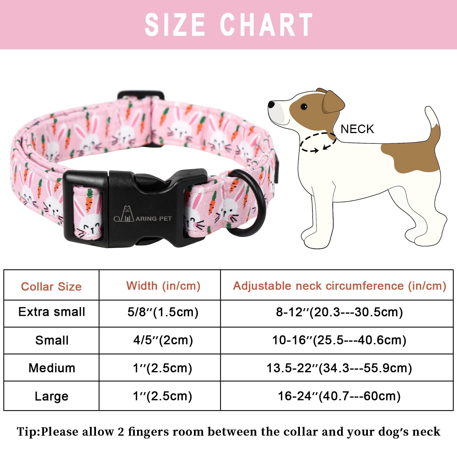 St Patrick's Day Dog Collar-Cute Clovers Dog Collar, Adjustable Cotton Shamrock Pet Collar Trefoil Puppy Collars with Quick Release Buckle