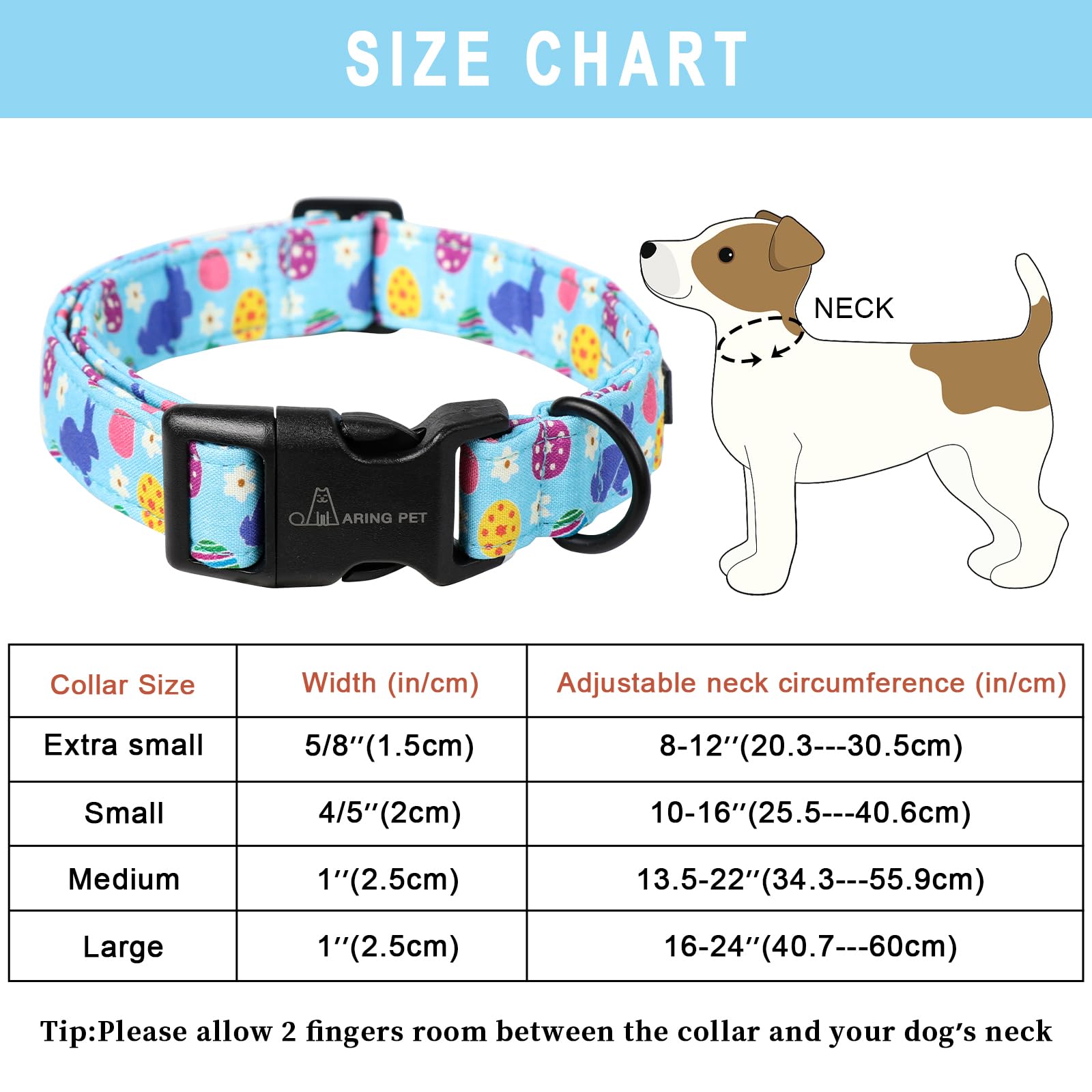 St Patrick's Day Dog Collar-Cute Clovers Dog Collar, Adjustable Cotton Shamrock Pet Collar Trefoil Puppy Collars with Quick Release Buckle