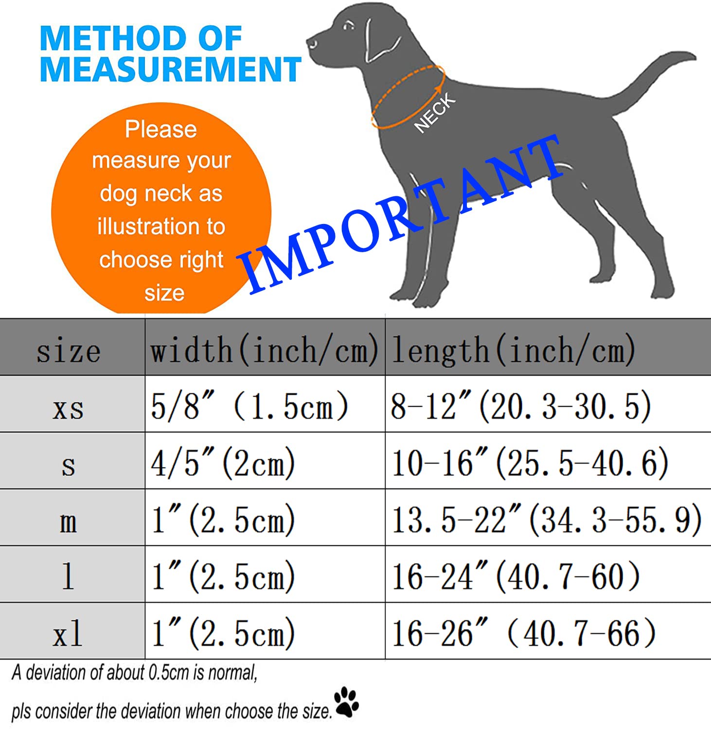 Blue Cotton Dog Collar, Heavy-Duty Dog Collar Durable Soft Boy Pet Dog Collar Cute Colorful Puppy Necklace for Small Medium Large Dog