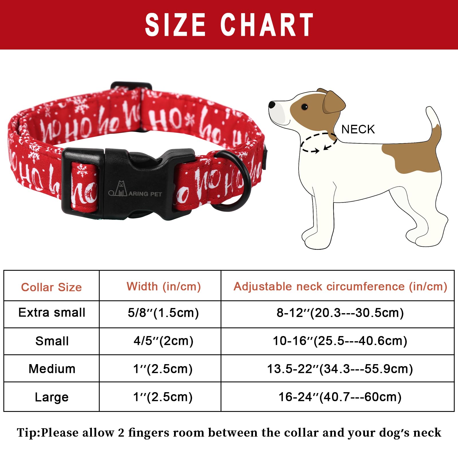 Christmas Dog Collar Cute Red Snowflakes Dog Collar, Adjustable Cotton Christmas Dog Collars Puppy Collar for Small Medium Large Dogs