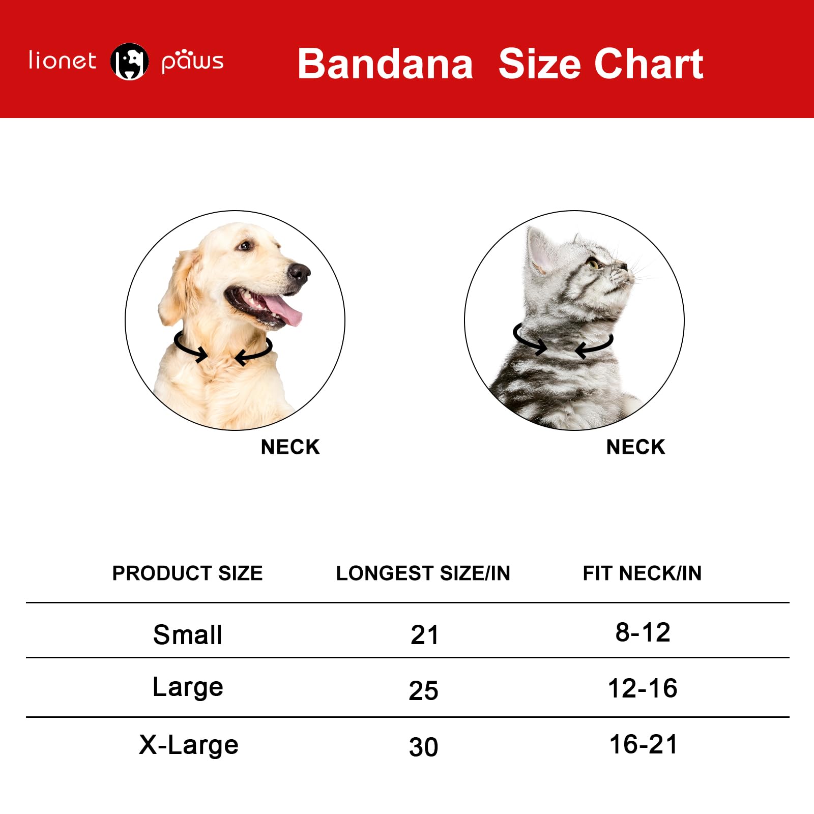 Dog Bandanas, Heart Dog Valentine's Day Scarf Bib Premium Fabric, Happy Valentine Love Bandanas for Dogs Pets