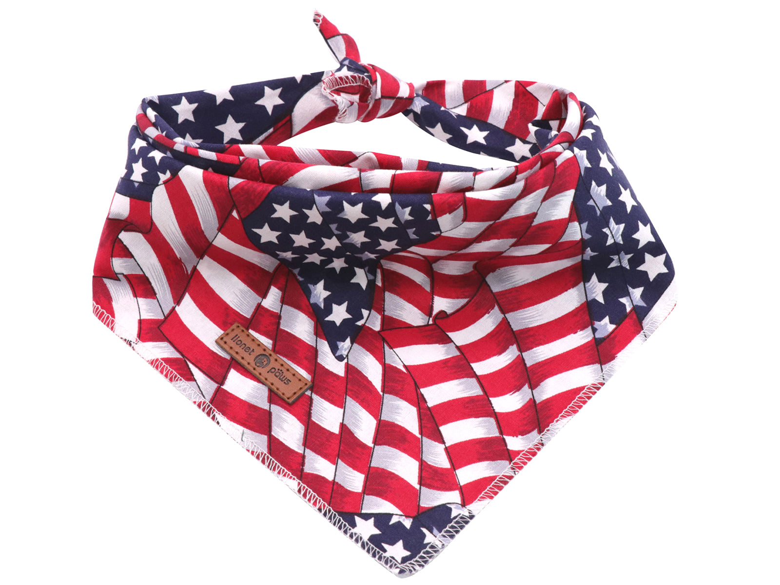 4th of July,American Flag Dog Bandana Handkerchief Scarf Triangle Bandana for Female Dog, 4th of July