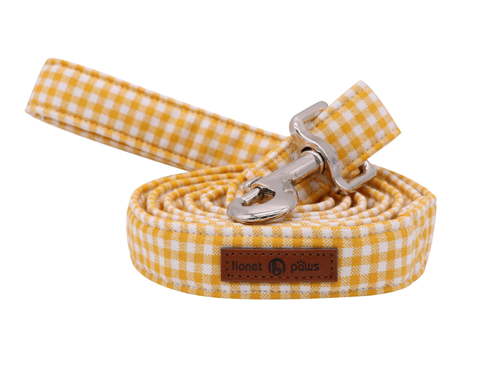Yellow Dog Leash for Small Medium Large Dog Matching Collar