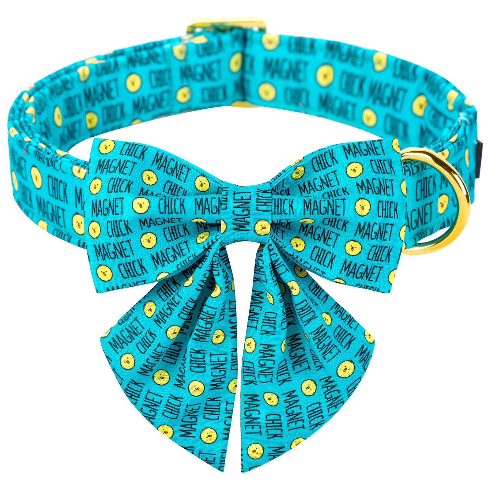 Easter Day Dog Collar with Sailor Bow for Girl