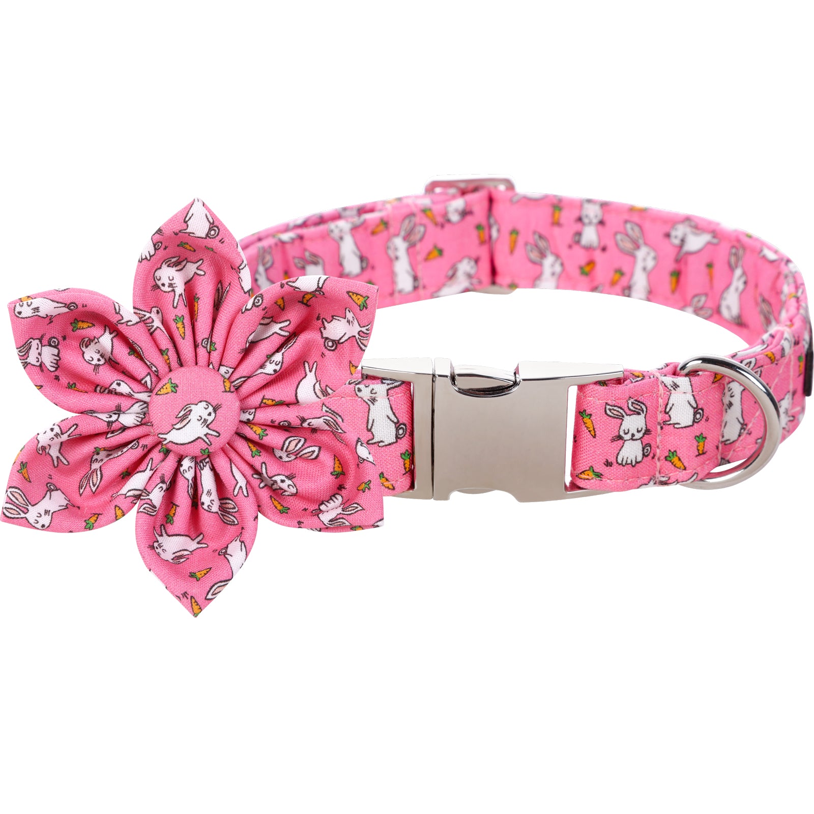 Easter Day Dog Collar with Flower for Female Dog