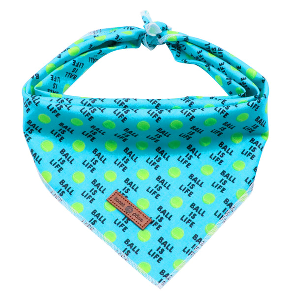 Dog Bandana for Small Medium Large Male Female Dogs Gift, Tennis Ball