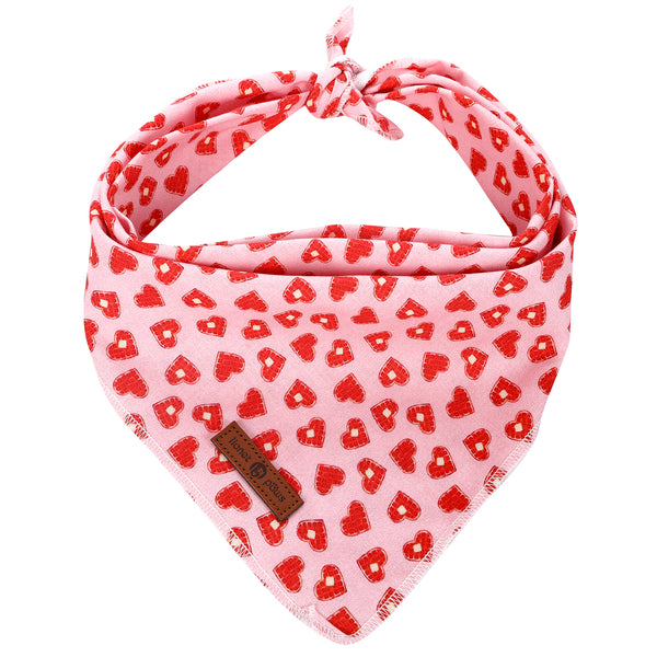 Valentine's Day Dog Bandana for Small Medium Large Female Dogs Gift