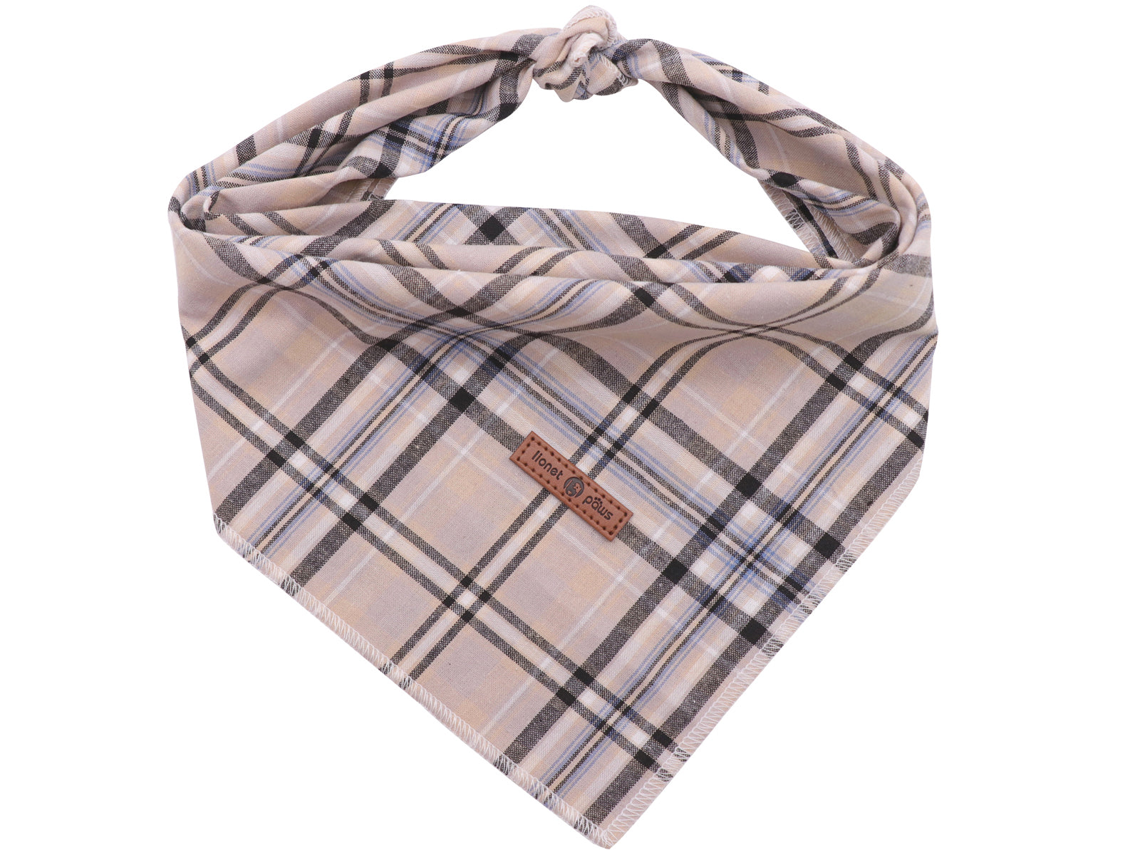 Gray Dog Bandana Cotton Handkerchief Scarf Triangle Bandana for Male Female Dog