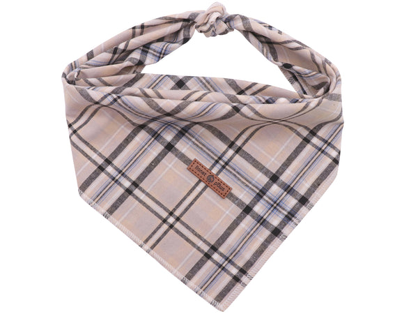 Gray Dog Bandana Cotton Handkerchief Scarf Triangle Bandana for Male Female Dog