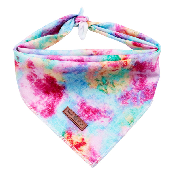 Tie-dye Dog Bandana for Small Medium Large Male Female Dogs Gift