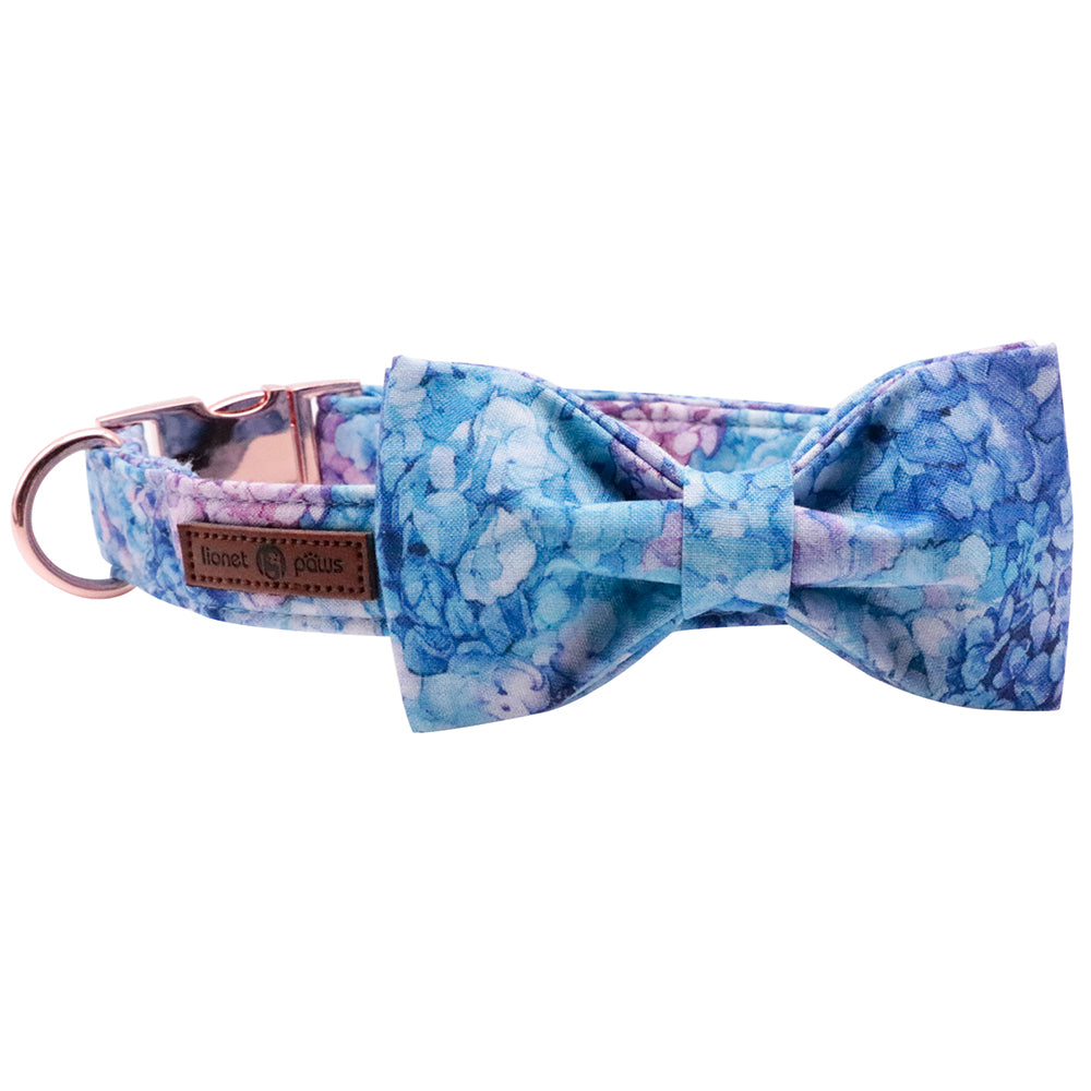 Bowtie Dog Collar with Metal Buckle for Girl or Boy