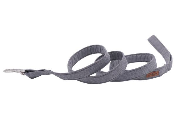 Gray Dog Leash for Small Medium Large Dog Matching Collar