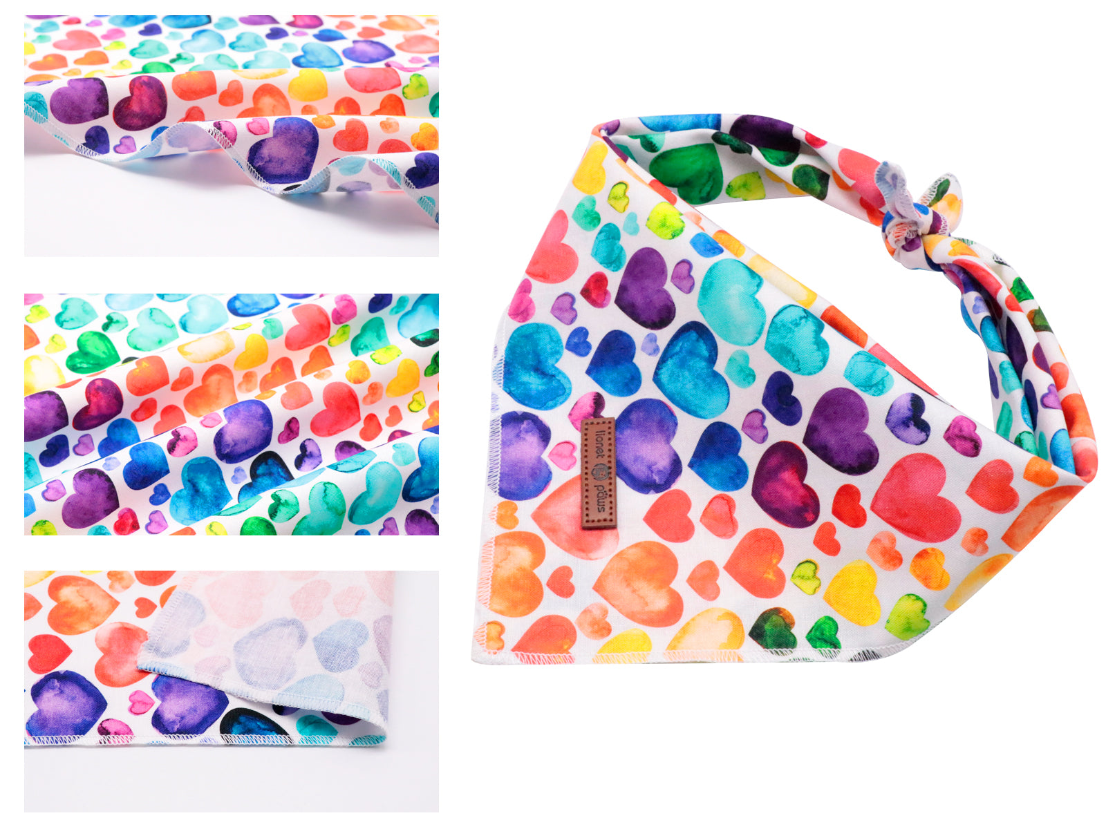 Valentine's Day Dog Bandana for Small Medium Large Female Male Dogs Gift