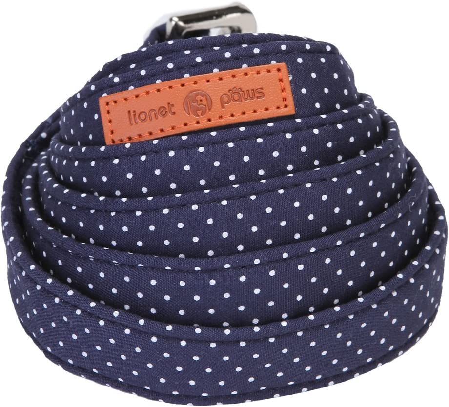 Navy Blue Dog Leash for Small Medium Large Dog Matching Collar