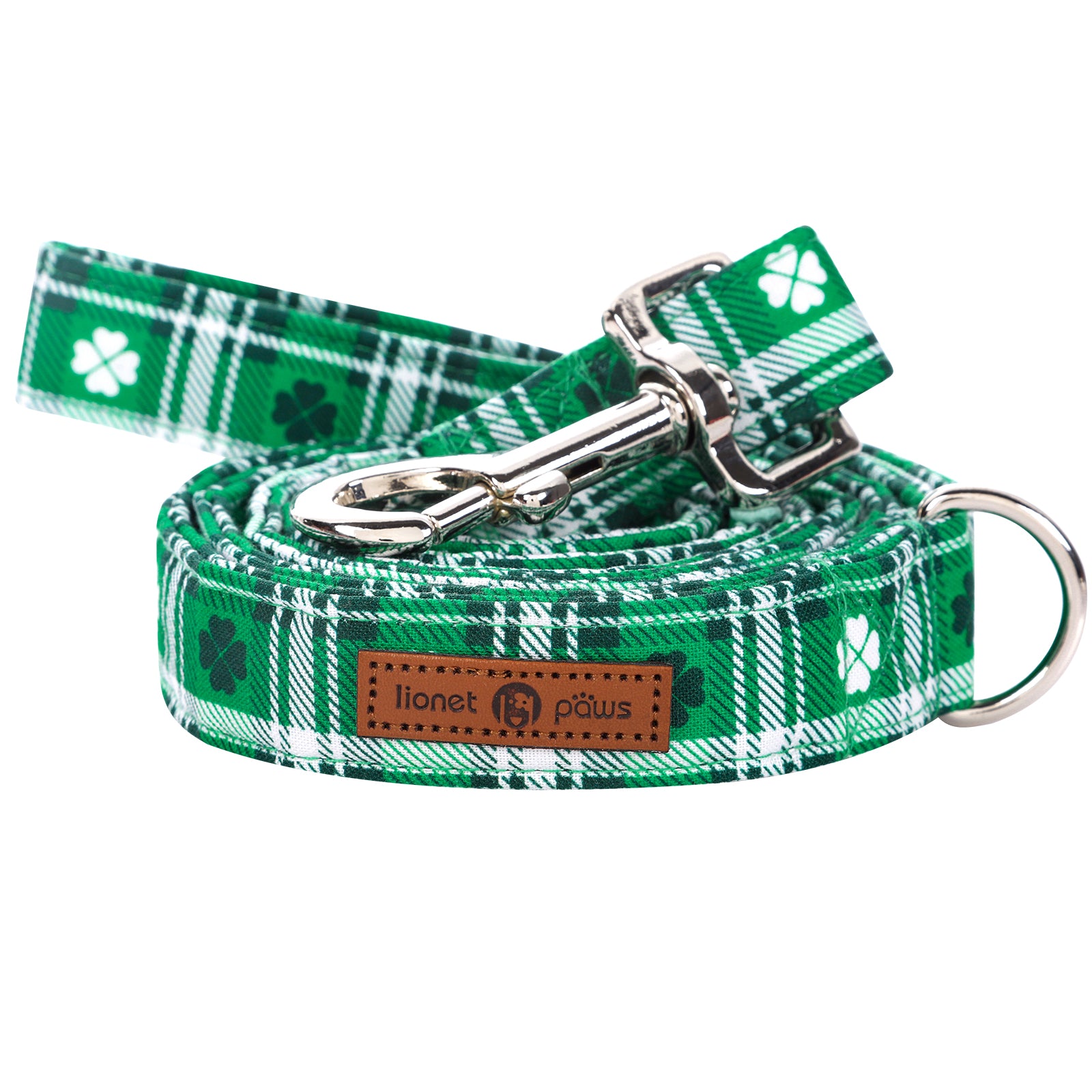 St. Patrick's Day Dog Leash for Small Medium Large Dog Matching Collar