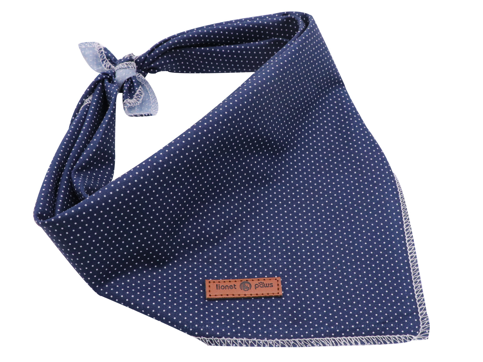 Navy Blue Dog Bandana for Small Medium Large Male Female Dogs Gift