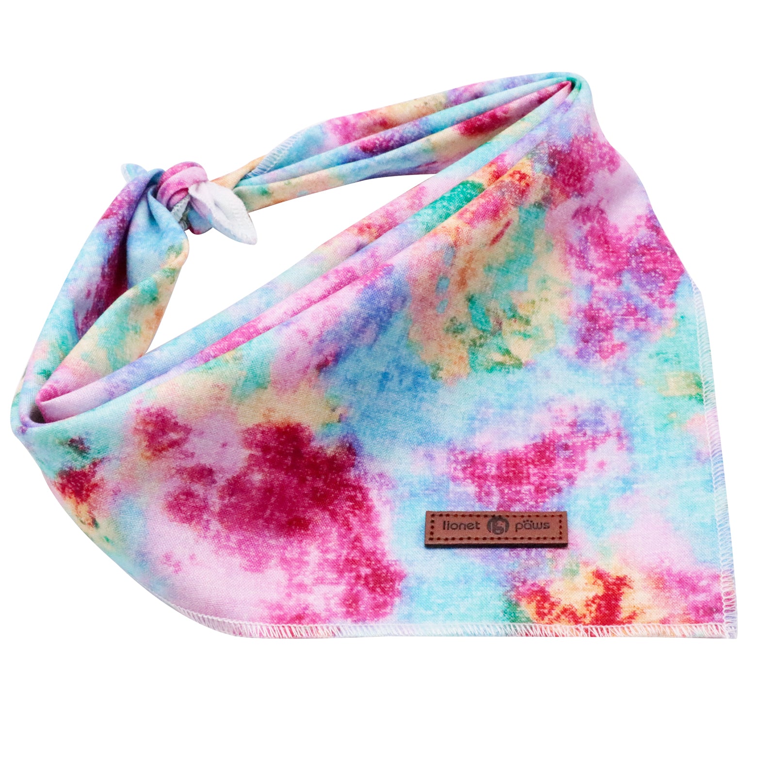 Tie-dye Dog Bandana for Small Medium Large Male Female Dogs Gift