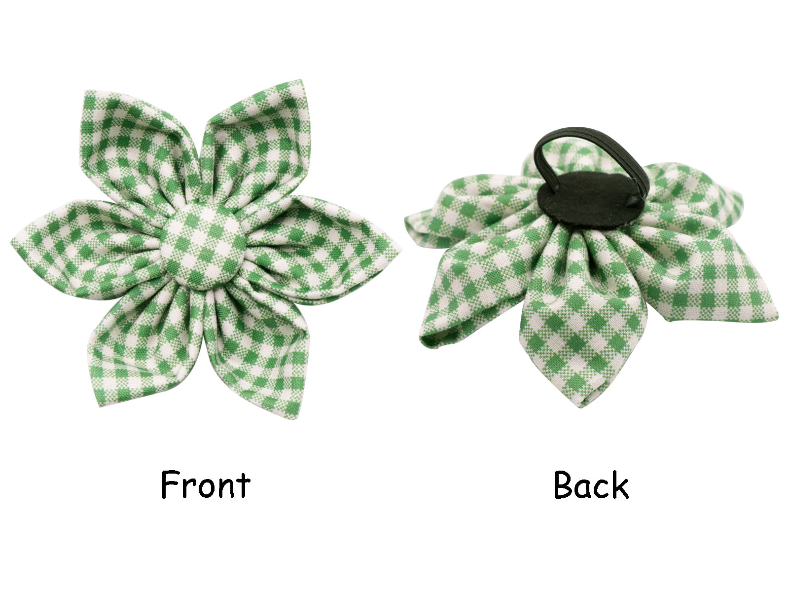 Spring Green Dog Collar with Flower for Female Dog