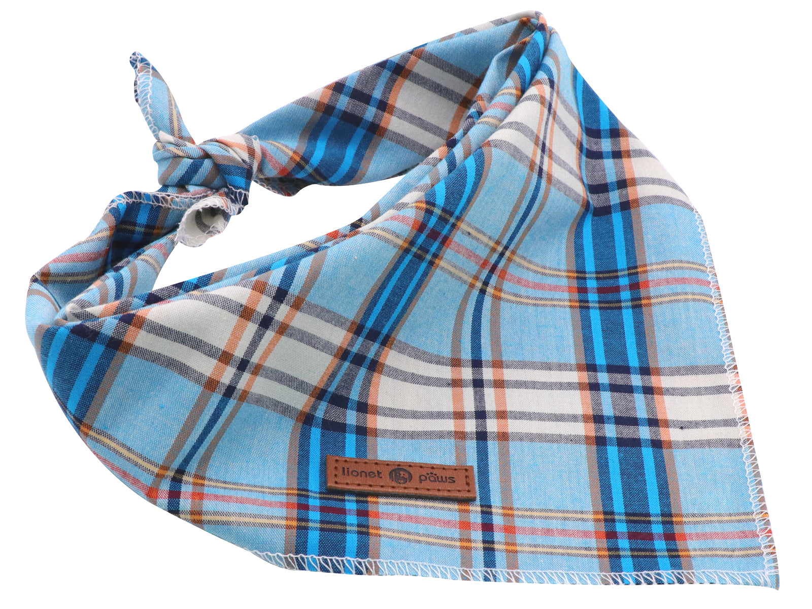 Blue Dog Bandana Handkerchief Scarf Triangle Bandana for Male Dog