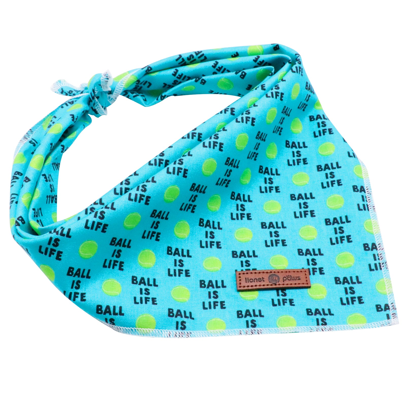 Dog Bandana for Small Medium Large Male Female Dogs Gift, Tennis Ball