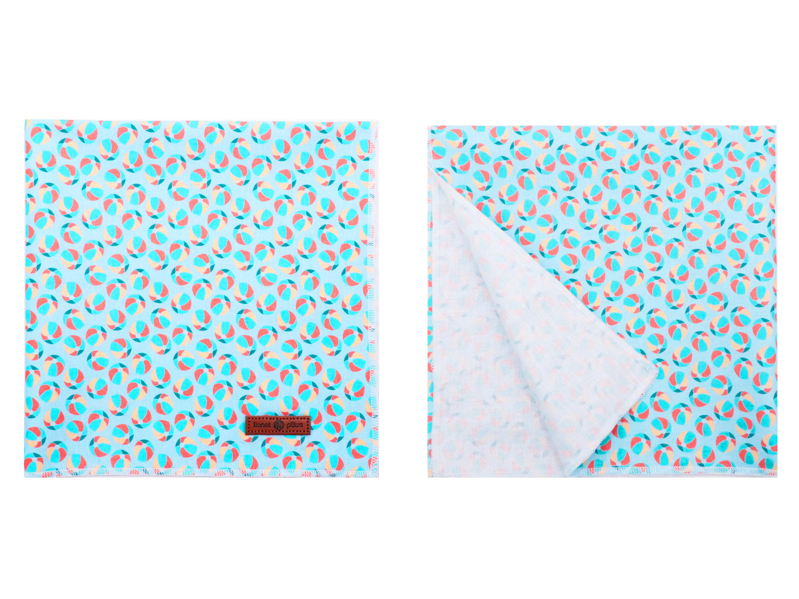 Summer Dog Bandana Handkerchief Scarf Triangle Bandana for Male Female Dog, Beach Ball