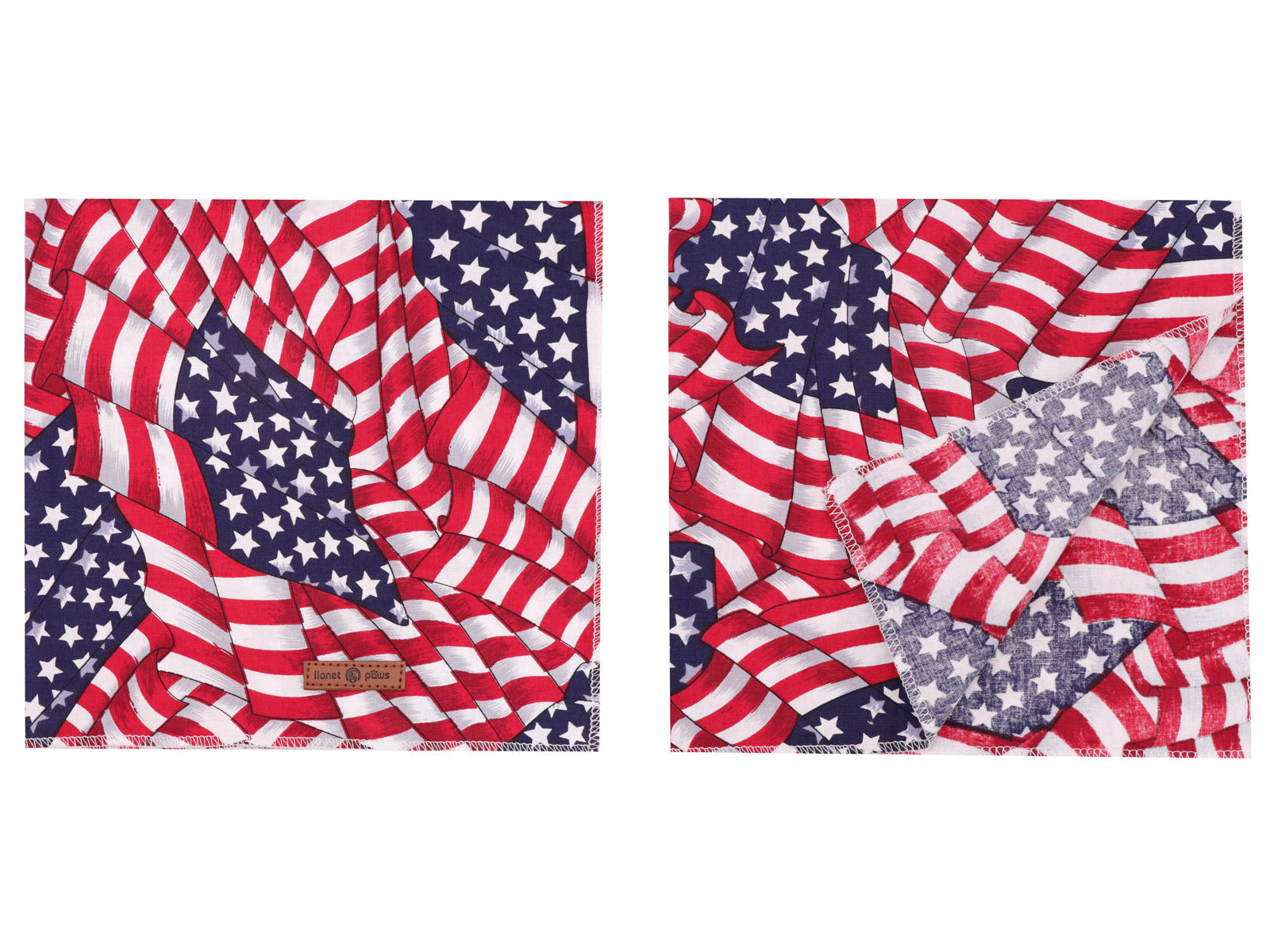 4th of July,American Flag Dog Bandana Handkerchief Scarf Triangle Bandana for Female Dog, 4th of July