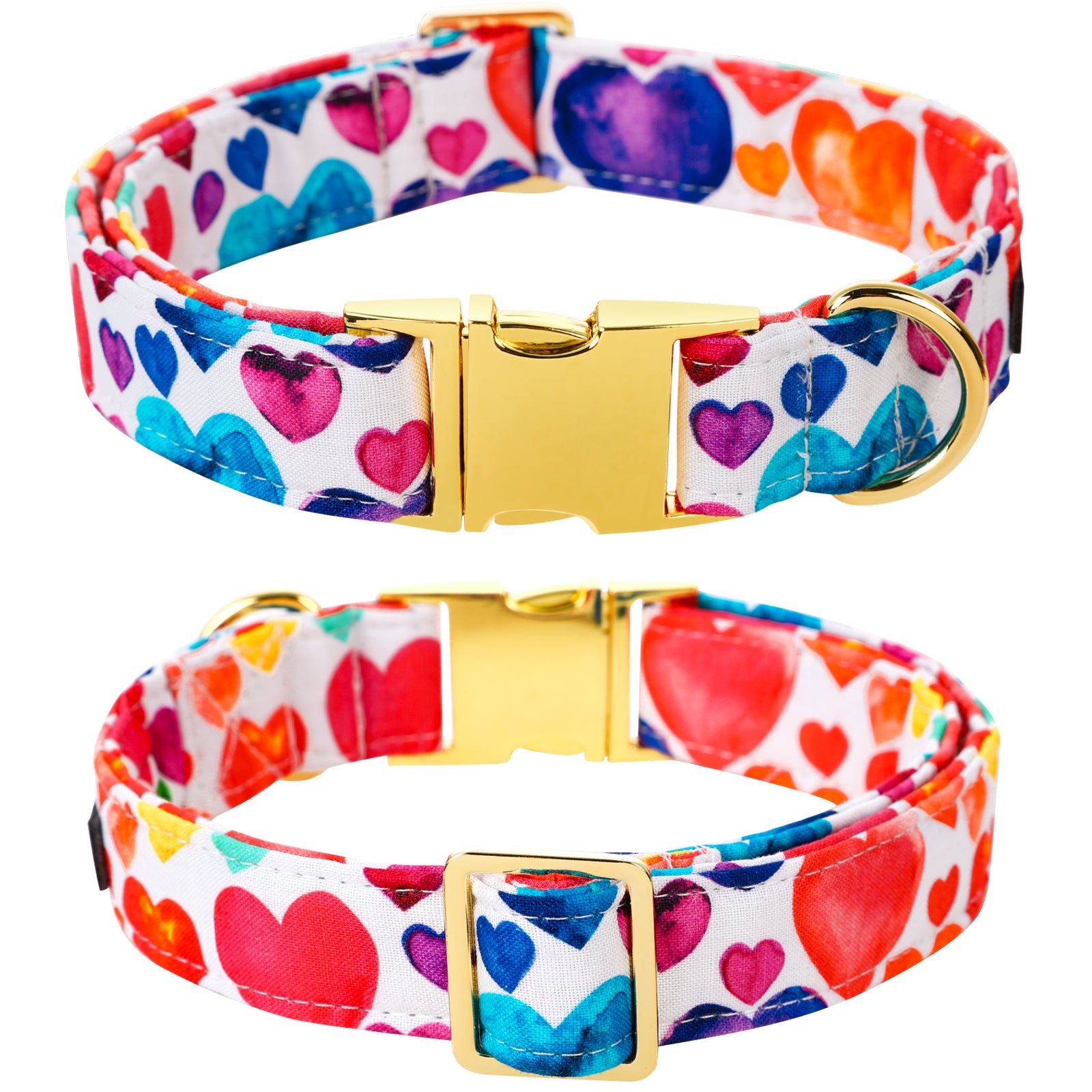 Valentine's Day Dog Collar with Sailor Bow for Girl