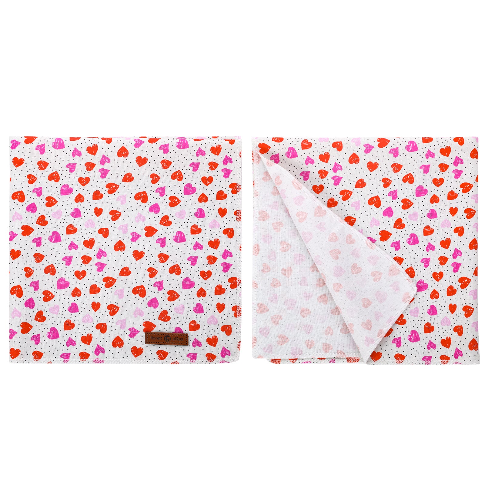 Valentine's Day Dog Bandana Handkerchief Scarf Triangle Bandana for Male Female Dog