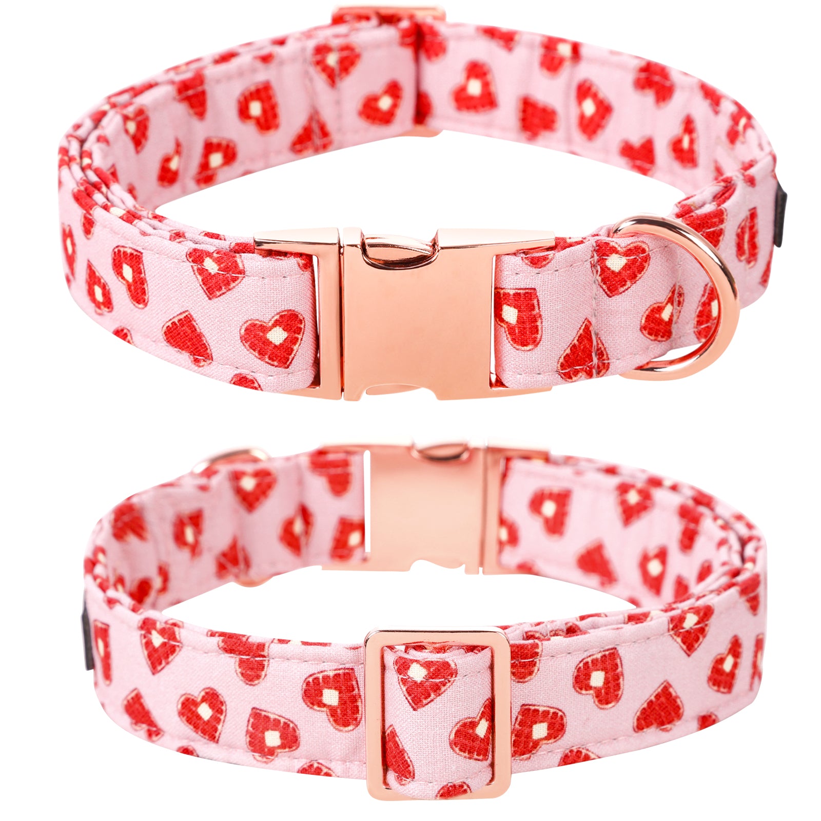 Valentine's Day Dog Collar with Sailor Bow for Girl