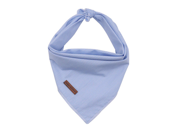 Blue Stripe Dog Bandana for Small Medium Large Female Male Dogs Gift