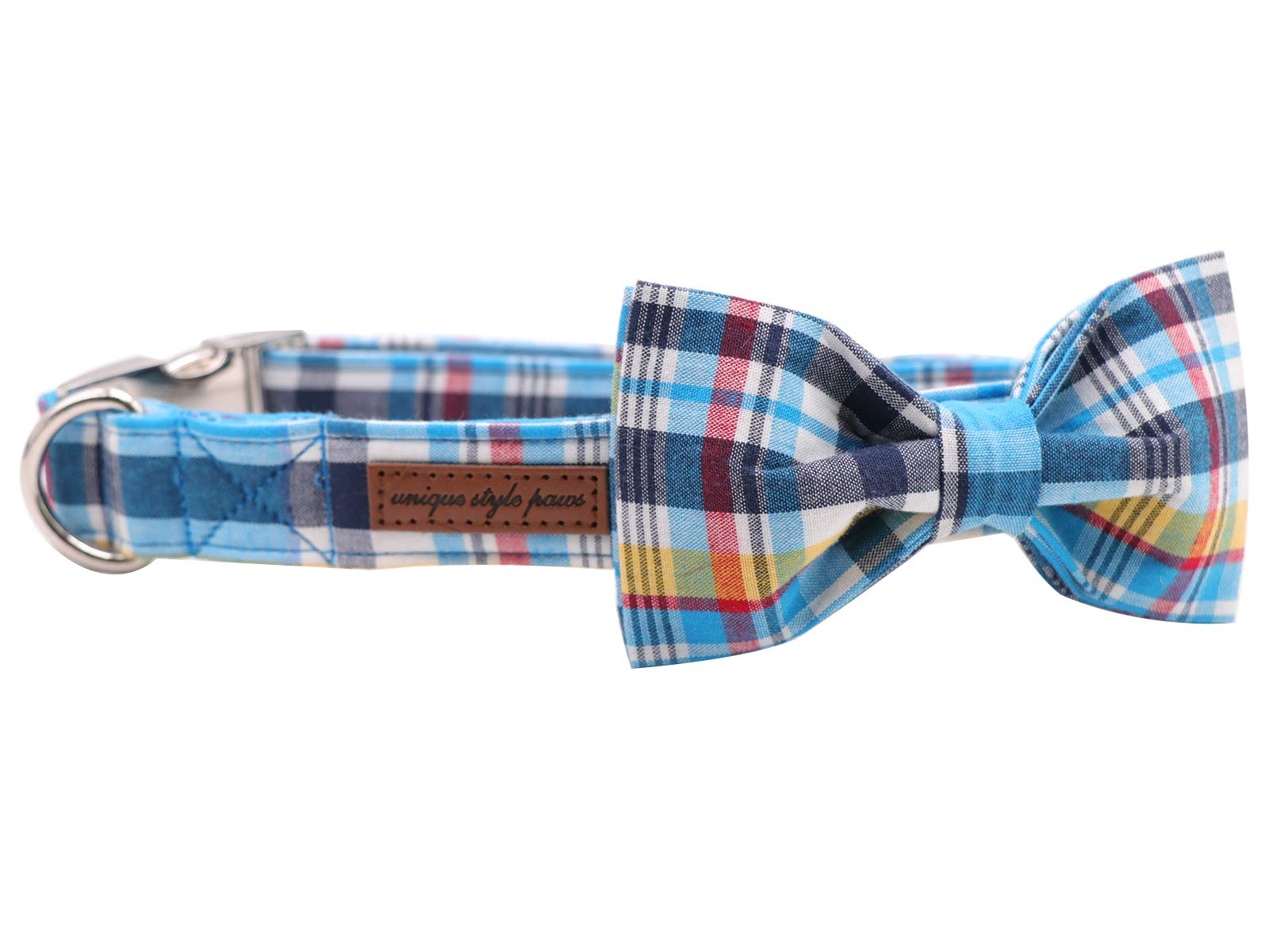 Bowtie Dog Collar with Metal Buckle for Boy Dog