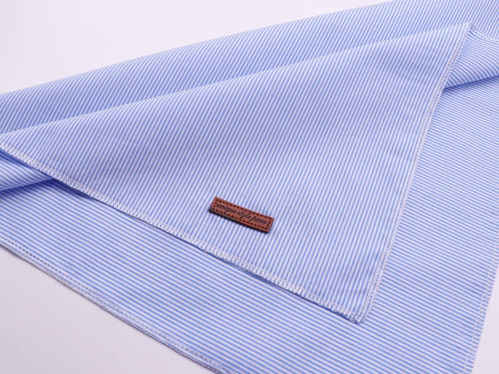 Blue Stripe Dog Bandana for Small Medium Large Female Male Dogs Gift