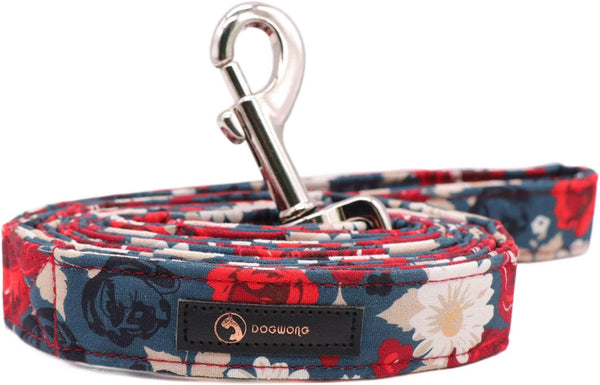 Flower Dog Leash for Small Medium Large Dog Matching Collar